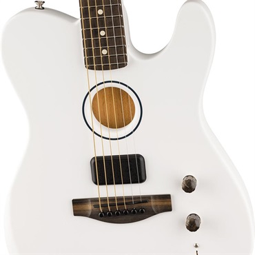 Fender Acoustics Limited Edition FINNEAS American Acoustasonic Telecaster (Satin Arctic White/Ebony) 画像3