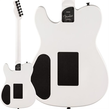 Fender Acoustics Jack White Triplesonic Acoustasonic Telecaster (Satin Arctic White with Black Top/Maple) 画像1