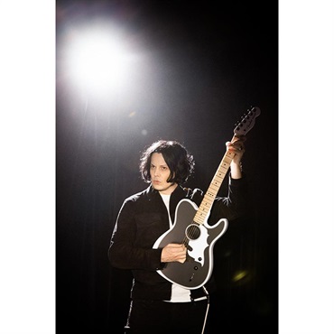 Fender Acoustics Jack White Triplesonic Acoustasonic Telecaster (Satin Arctic White with Black Top/Maple) 画像8