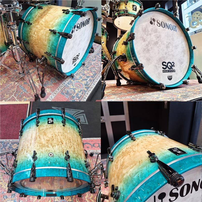 SONOR 【イケベ楽器店創業50周年記念モデル】SQ2 System 5pc Drum Kit - Maple Vintage - Blue Burst on Scandinavian Birch [BD22，TT10，TT12，FT14，FT16] 画像8