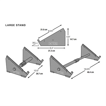Analog Cases XTS デスクトップ・スタンド 【1段スタンド・ラージ】(アナログケーシーズ) 画像1