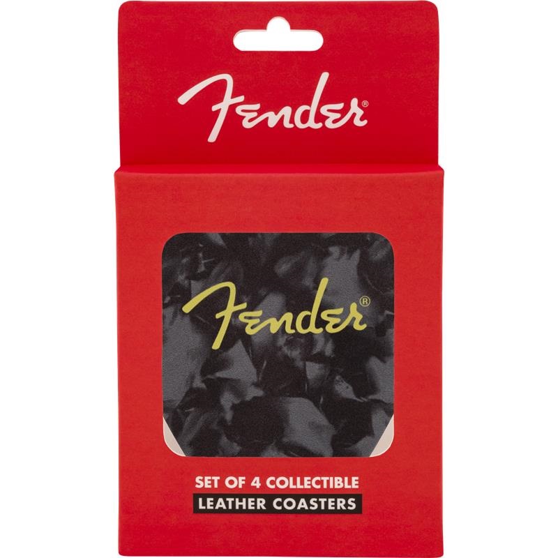 Fender USA Fender Pick Shape Logo Coasters， 4-Pack， Multi-Color [#9106109000] 画像1