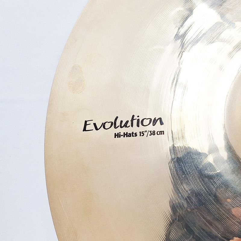 SABIAN HHX Evolution Hats 15 [HHX-15TEV-B/BEVH-B][Top:1022g/Bottom:1554g]【店頭展示特価品】 画像2