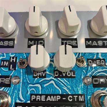 shin’s music Bass Master Preamp Custom In.Atn-Sw/D.EQ-Sw Aqua Western [BMP1/2SW] 画像3