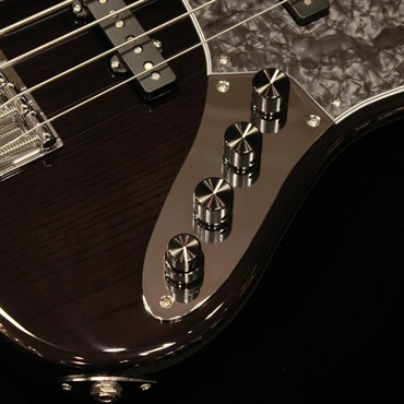 Kikuchi Guitars Hermes Series MV5 (Trans Black) 画像3