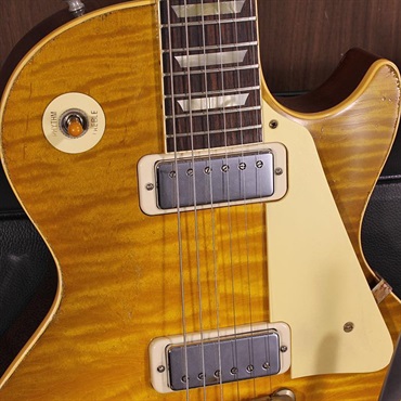 Gibson Murphy Lab 1959 Les Paul Standard w/Mini Humbuckers & Bigsby Heavy Aged Green Lemon Fade SN. 942932 画像5