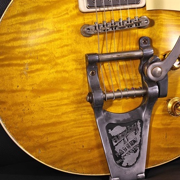 Gibson Murphy Lab 1959 Les Paul Standard w/Mini Humbuckers & Bigsby Heavy Aged Green Lemon Fade SN. 942932 画像6