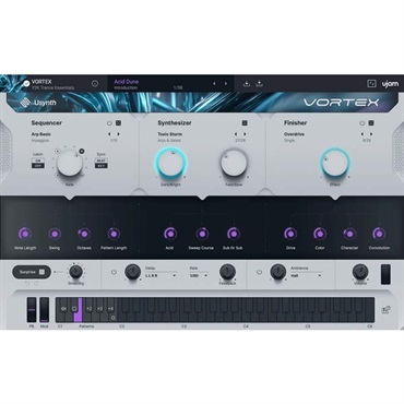 UJAM Usynth VORTEX (ボルテックス)(ハイブリッドシンセ音源)(EDM)(オンライン納品)(2時間以内に納品) 画像1