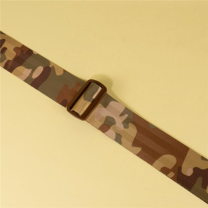 tsundrum_chan カモフラシートベルトギターストラップ ブラウン