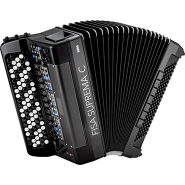 KORG FISA SUPREMA C BUTTON MATTE BLACK ボタン式 電子アコーディオン (FSUP-B MBK) 中型 92ボタン 120ベース AERO DIGITAL INSTRUMENT コルグ フィサ スプレマ クロマチック 画像1