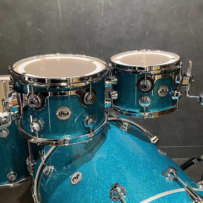 dw Collector's Pure Maple 4pc Drum Kit [BD22，FT16，TT12&10/Teal