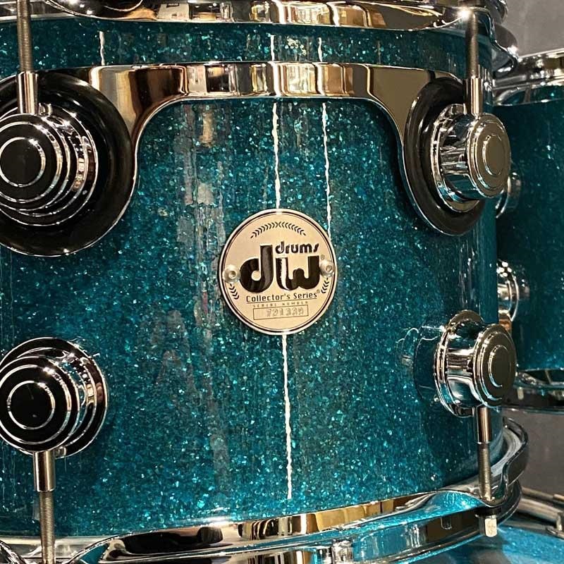 dw Collector's Pure Maple 4pc Drum Kit [BD22，FT16，TT12&10/Teal
