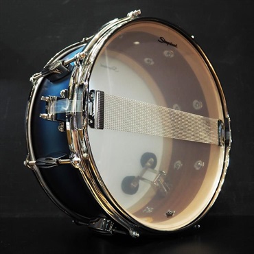 Slingerland Radio King Artist Snare Drum 14×6.5 [Blue and Silver Lacquer/SLLS6514SSK371] 画像4