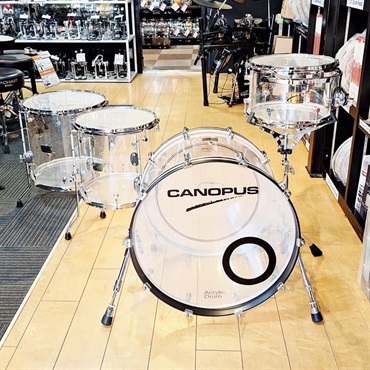 CANOPUS USED 中古 Acrylic Drum [22BD，12TT，14FT，16FT/Protection Racketケース一式付属] 画像1