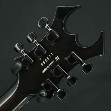 Hurricane bich型 変形ギター 音出し不可 ジャンク エレキ メタル B.C.Rich USED 中古 JS-115 NT Warlock (Trans Black)［SN.110396
