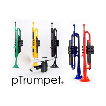 pBone music ピーボーンミュージック / pTrumpet Yellow (PTRUMPET1Y) 【プラスチック製 Bb トランペット】 画像2