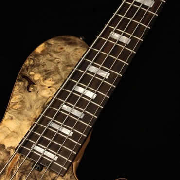 Sadowsky Guitars USED 中古 CustomShop 24-Fret Single Cut Bass 5-String (California Buckeye Burl Top) '23 画像5