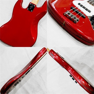 Fender USA VINTAGE Jazz Bass '66 Dot Matching Head CandyAppleRed/R 画像3