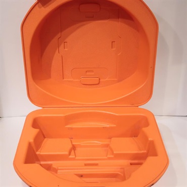 Ludwig VINTAGE UFO Clamshell Snare Drum Case - Orange [クラックあり]【委託品】 画像4