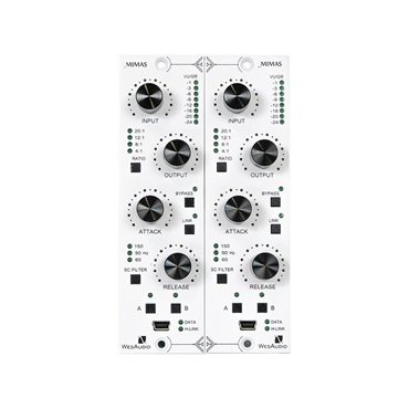 WesAudio _MIMAS Gemini(Pair)(API500シリーズ)(ウェスオーディオ)(コンプレッサー)(1176スタイル)(ステレオバージョン) 画像1