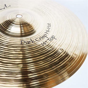 PAiSTe Signature The Paiste Line Dark Crisp HiHat 14 pair [Top:906g/Bottom:1470g] 【店頭展示特価品】 画像5