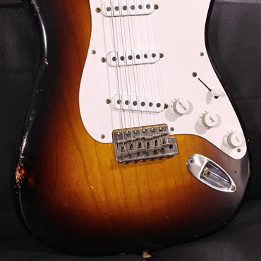 Fender Custom Shop MBS 70th Anniversary 1954 Stratocaster Journeyman Relic Wide Fade 2-Color Sunburst Built by Todd Krause SN. 5726 画像6