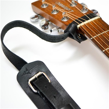 NAZCA STRAP LOOP END LEATHER STRAP Black 画像4