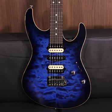 Suhr Guitars Modern Quilt Maple Top Trans Whale Blue Burst SN. 87426 画像6