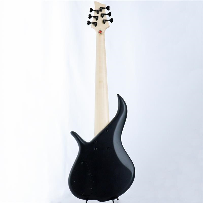 F-bass BN6-SBL/Macassar Ebony Fingerboard (Solid Black Matte with