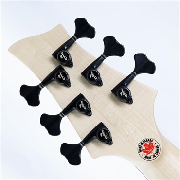 F-bass BN6-SBL/Macassar Ebony Fingerboard (Solid Black Matte with Black Hardware) 画像7