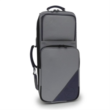 GARD BAGS ガードバッグス / エリート シリーズ 4-ECLG-NB トランペット用 ダブル ケース / グレーレザー ・ ネイビーレザートリム 画像1