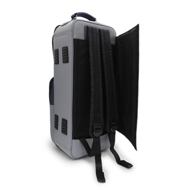 GARD BAGS ガードバッグス / エリート シリーズ 4-ECLG-NB トランペット用 ダブル ケース / グレーレザー ・ ネイビーレザートリム 画像2