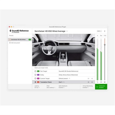 Sonarworks 【ソナーワークスゴールデンウィークセール！】SoundID Reference Virtual Monitoring (仮想スタジオモニターシミュレーション)(オンライン納品)(2時間以内に納品) 画像2