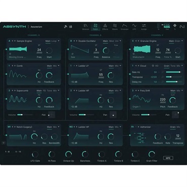 Native Instruments Absynth 6 (アブシンセ)(ウェーブテーブル)(グラニュラー)(オンライン納品)(2時間以内に納品) 画像1