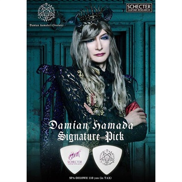 SCHECTER ダミアン浜田陛下シグネイチャーピック SPA-DH10WH 画像1