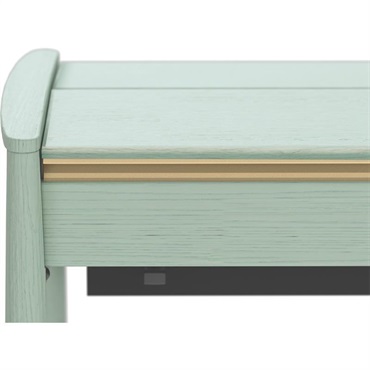 Roland きよら KIYOLA KF-20-KG (セラドングリーン) 【汎用ピアノマット・キーカバーセット】ローランド カリモク家具 画像6