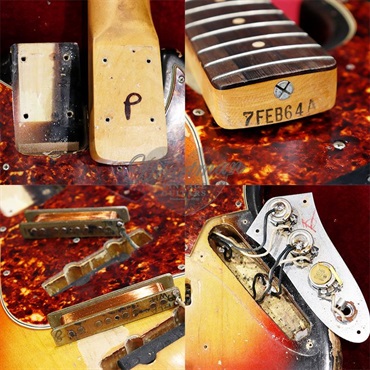 Fender USA VINTAGE Jazz Bass '64 Sunburst/R 画像6