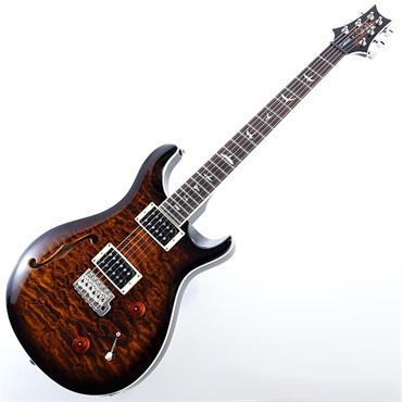 P.R.S. USED 中古 SE Custom 22 Semi-Hollow Quilt (Black Gold Sunburst) SN.CTIF018045 画像1