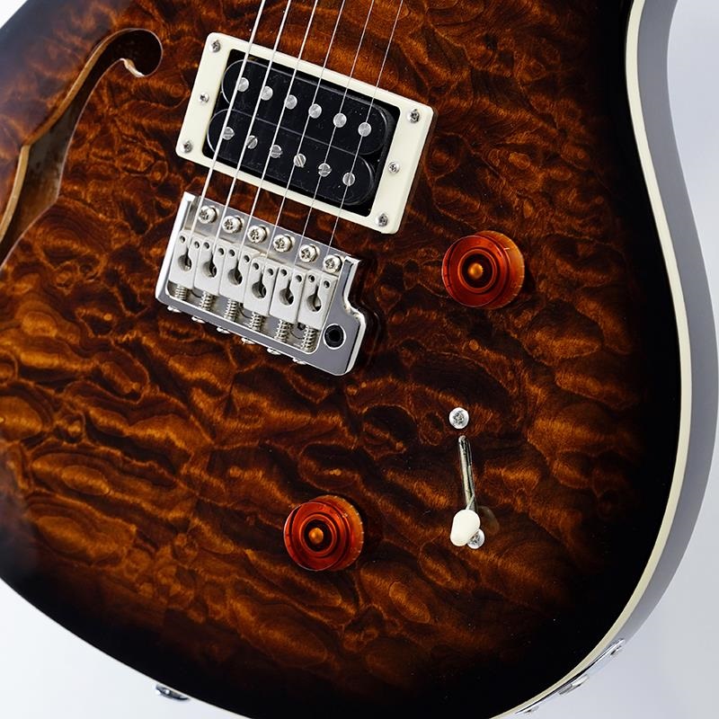 P.R.S. USED 中古 SE Custom 22 Semi-Hollow Quilt (Black Gold