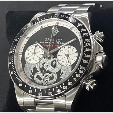 ZEMAITIS 【12月24日発売予定】ZEMAITIS Watch [ZWCHRONO25DH/ドラゴン＆ハート・デザイン] 画像6