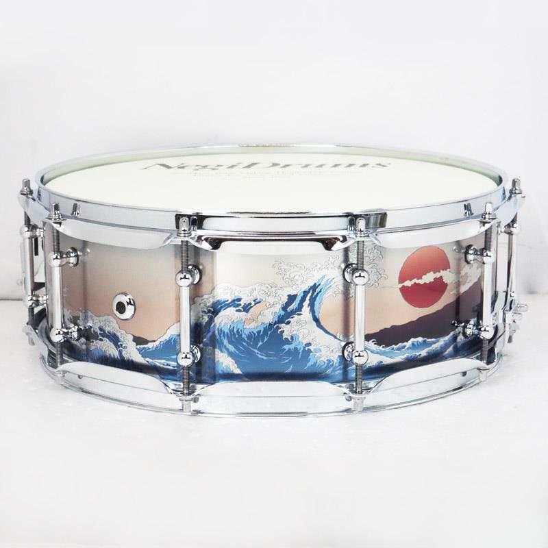 Negi Drums GNF-1450P [1mm Steel 14''x5'' Snare Drum - 銀富士