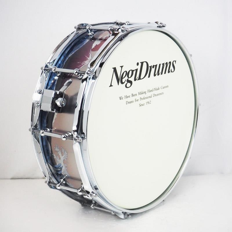 Negi Drums GNF-1450P [1mm Steel 14''x5'' Snare Drum - 銀富士