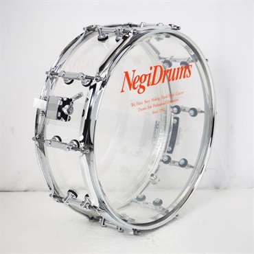 Negi Drums AK1450P3-N1 [6mm Acrylic 14''x5'' Snare Drum]【Made in Japan】 画像3