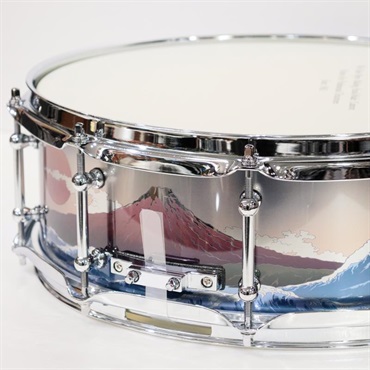 Negi Drums GNF-1450P [1mm Steel 14''×5'' Snare Drum - 銀富士]【Made in Japan】 画像4