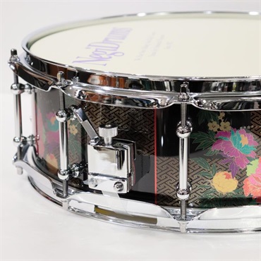 Negi Drums HKRB-1450P [1mm Steel 14''×5'' Snare Drum - 光牡丹]【Made in Japan】 画像2