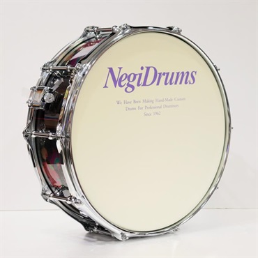 Negi Drums HKRB-1450P [1mm Steel 14''×5'' Snare Drum - 光牡丹]【Made in Japan】 画像5