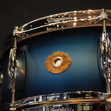 Slingerland Radio King Artist Snare Drum 14×5.5 [Blue and Silver Lacquer/SLLS5514SSK371] 画像2