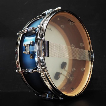 Slingerland Radio King Artist Snare Drum 14×5.5 [Blue and Silver Lacquer/SLLS5514SSK371] 画像4