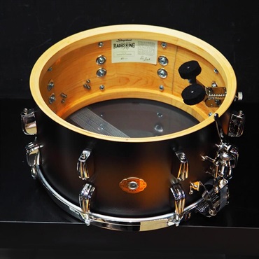 Slingerland Radio King Limited Edition Snare Drum 14×7 [Black & Gold Duco/SLLS0714SMK372-LTD]【店頭展示特価品】 画像8