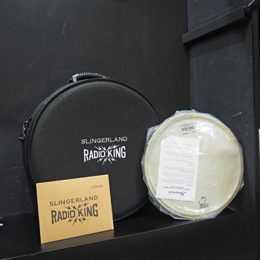 Slingerland Radio King Limited Edition Snare Drum 14×7 [Black & Gold Duco/SLLS0714SMK372-LTD]【店頭展示特価品】 画像10